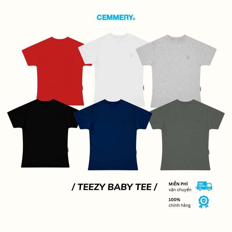 Áo Baby Tee CEMMERY Local Brand Chính Hãng Teezy Baby Tee Basic Cotton 4 Chiều Top Nữ 6 Màu