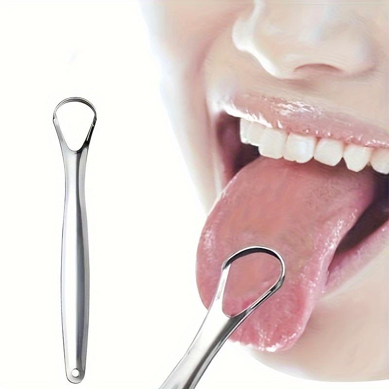 Dụng Cụ Cạo Lưỡi Chăm Sóc Cá Nhân, Hơi Thở Tươi Mới, Dành Cho Người Lớn, Làm Bằng Thép Không Gỉ, Dụng Cụ Làm Sạch Lưỡi, Loại Bỏ Hơi Thở Có Mùi, Dụng Cụ Cạo Răng Trong Suốt, Dụng Cụ Làm Sạch Răng Miệng, Chăm Sóc Răng Miệng 5