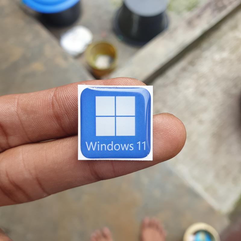 Stiker Timbul Emblem Windows 11 3