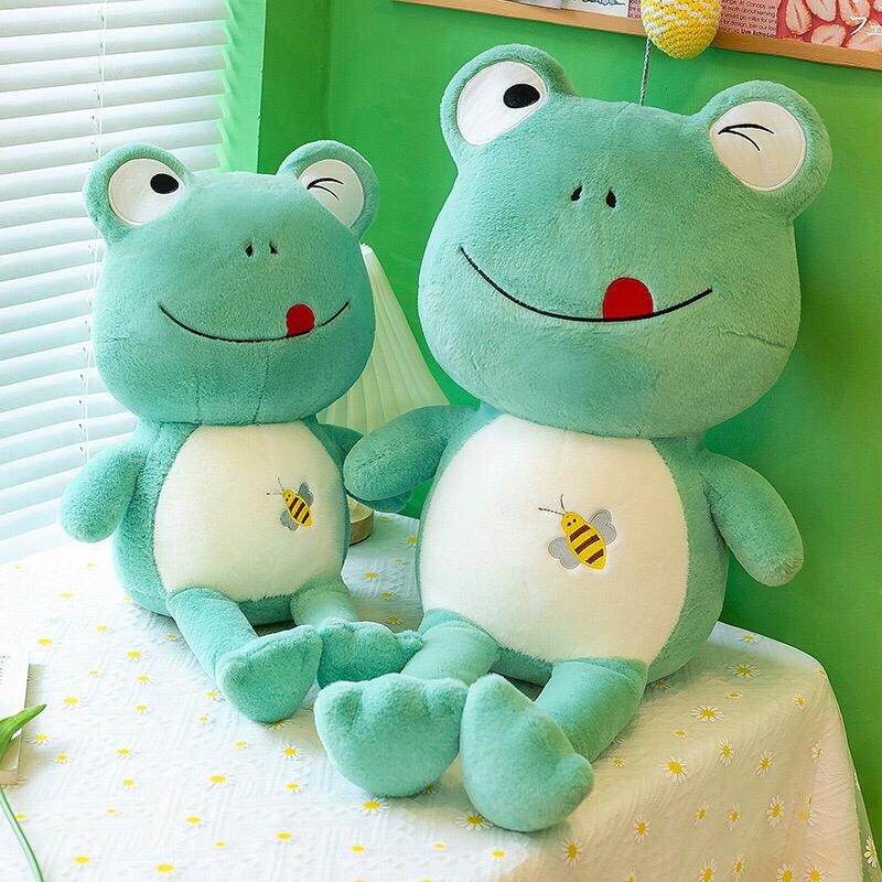 Gấu bông chú ếch xanh siêu đáng yêu - thú nhồi bông ếch xanh