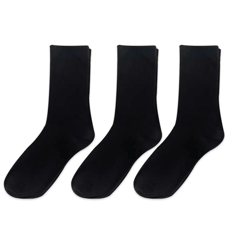 Product Introduction of Socks for Women2024 Spring and Fall New Japan and South Korea Four Seasons Simple Cotton Pile Socks Moon Socks Mid-calf Socks 13