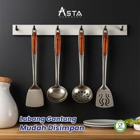 Gambar Asta Spatula Sutil Centong Sayur Stainless Steel Panjang 27 CM Handle Motif Kayu Tebal - Spatula dari Asta Homeware Kab. Sidoarjo 3 Tokopedia