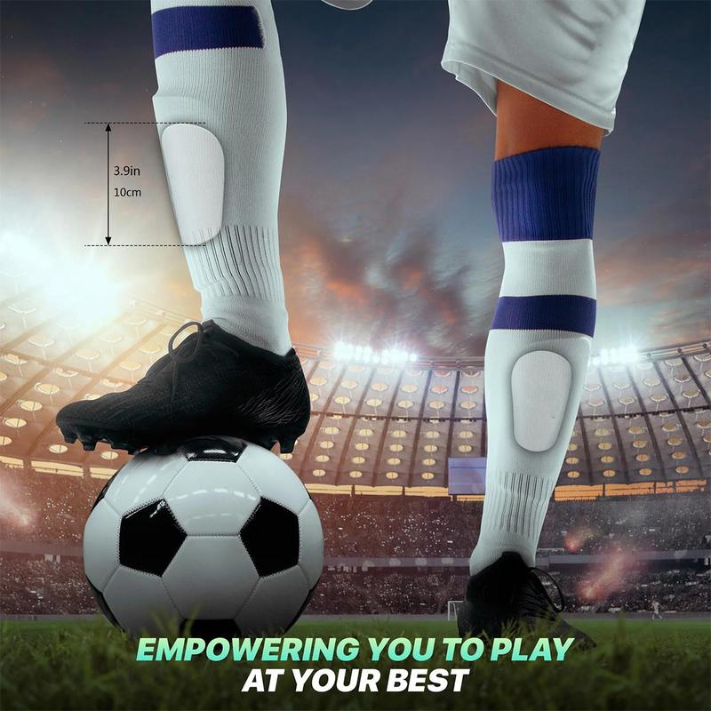 Product Introduction of Mini Leg Protector, 1 Pair Lightweight & Breathable Leg Protector, Sports Protective Gear for Football Match & Daily Training 2