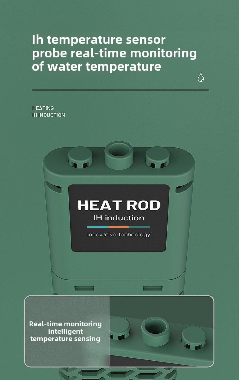 Product Introduction of Fish Tank Heater Rod Automatic Thermostat Heater PTC Variable Frequency Energy-saving Small Heating Rod Intelligent Temperature Control Equipment 11