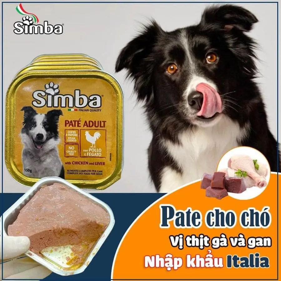 Pate cho Chó SIMBA, Pate cho Chó lớn 150g