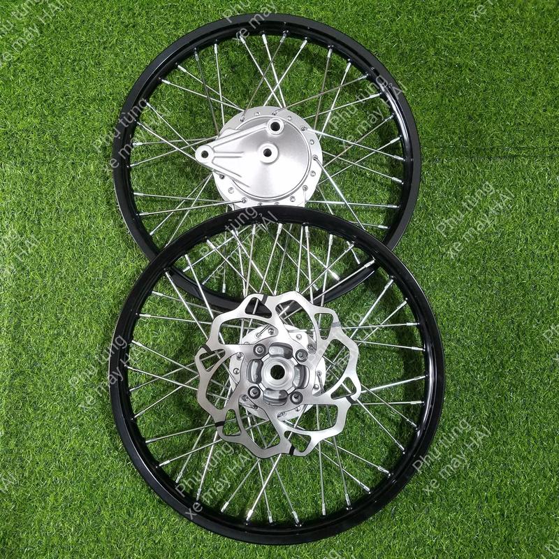  Bánh Căm WAVE Thắng Đĩa Trước Lắp Đặt Tương Thích Cho Các Dòng Xe HONDA WAVE  FUTURE LED  WAVE Thái 125I Đùm Bạc Căm Mạ CROM Niềng Nhôm Thái HTH73 MSP 0056 