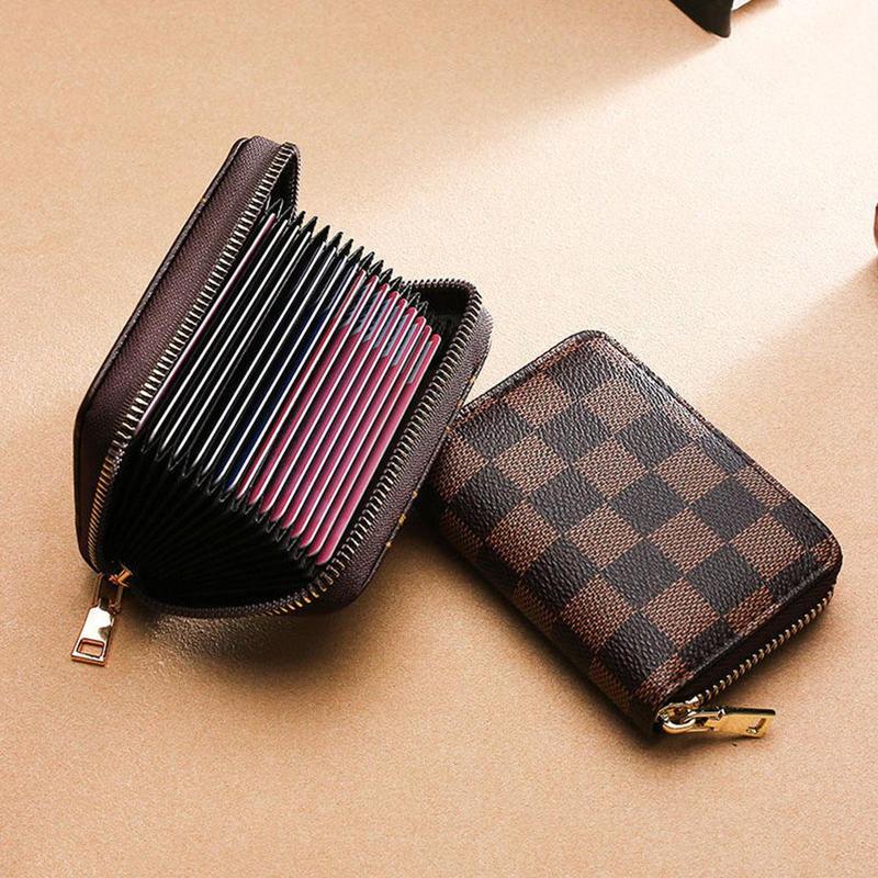 Product Introduction of Pek Kad Organ Wallet Chocolate Compartment, Card Holder Multi-Card Slot, Large Capacity, Driver's License, Compact Card Sleeve, For Men and Women, Multi-Function Casual Coin Purse, BAG0380 30