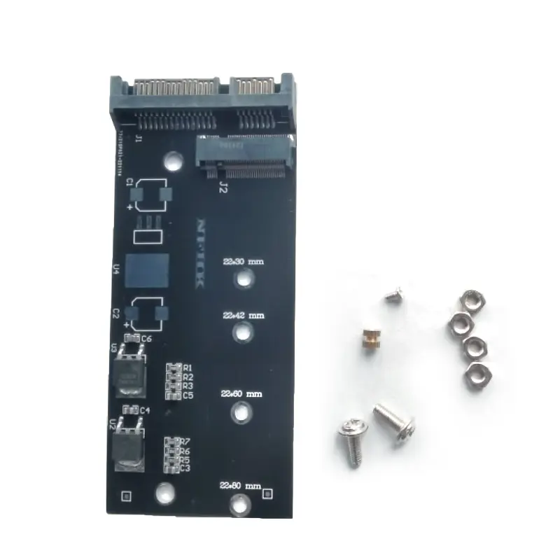 NEW SATA M.2 NGFF SSD to 2.5" SATA 2.5" SATA to M.2 NGFF SSD Adapter Riser Card Hot Sale