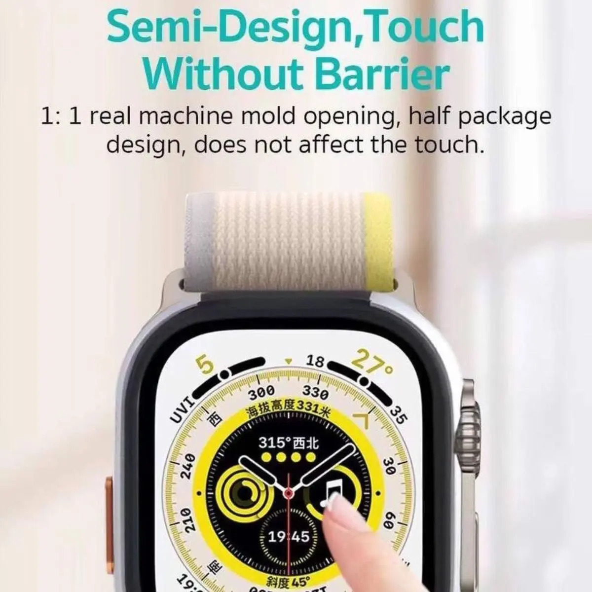 COTECi Case IWatch Ultra 49mm Case Metal Blade iWatch Ultra 2 Accessories  Aluminium  Protection
