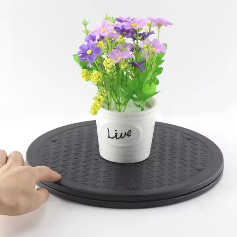 Product Introduction of High Quality 360 Rotation Rotate Turntable Diameter 20/25/30/40cm Practical Pottery Wheel Anti Slip Rotary Plate For Packaging Express Delivery Sealing 11