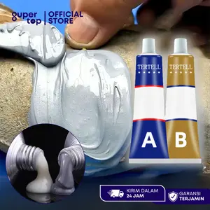 Lem Epoxy Besi Metal Tahan Panas / Lem Penambal Bocor Besi Stainless Steel Kuat Tahan Lama / Metal Casting Glue