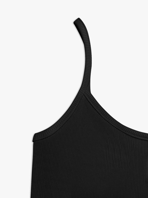 Women's Solid Ribbed Crop Cami Top & Drawstring Waist Shorts Two Piece  Lounge Set, Casual Sleeveless Crop Top & Shorts, Co-ords Set, Cute Sets Outfits Comfy, Summer Sets, Co Ords for Women 7