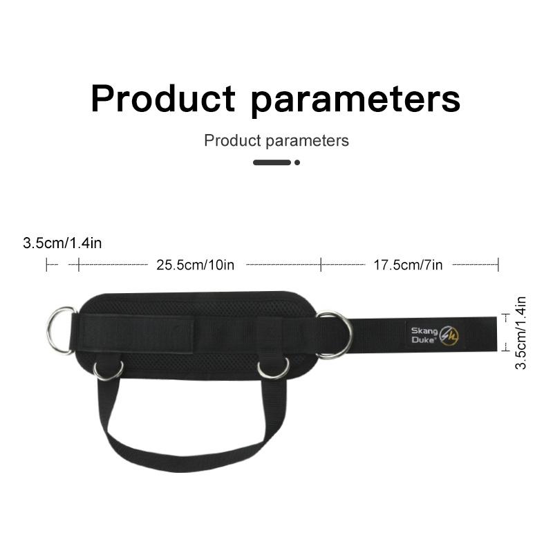 Product Introduction of New Padded Ankle Straps for Cable Machines Double D-Ring Fitness Cuffs Gym Workouts Rebate Leg Extensions Hip Abductors 6