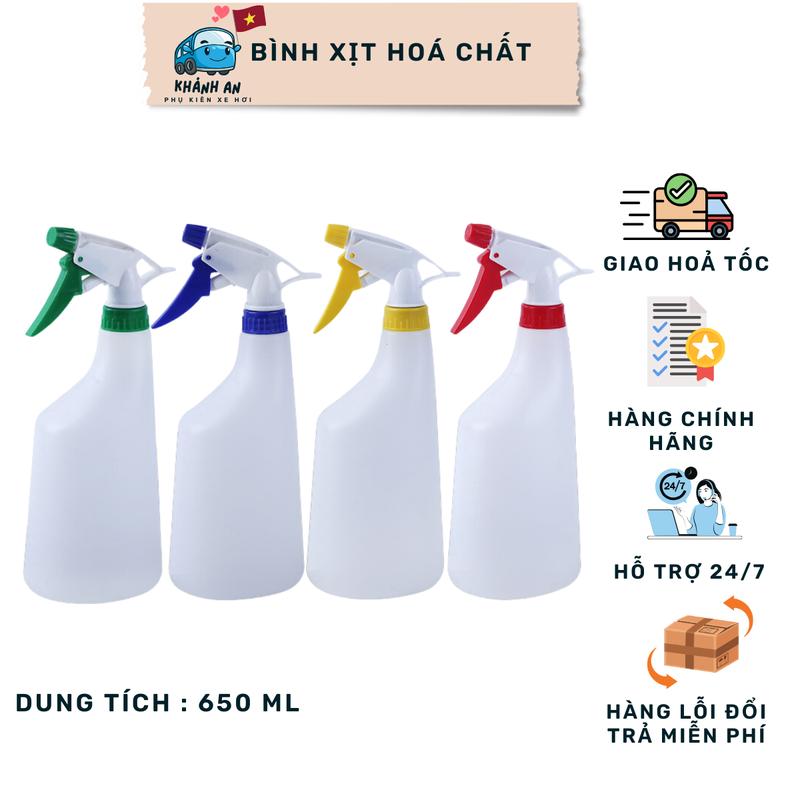 Bình xịt phun sương cao cấp. Bình vỏ nhựa chịu Kiềm, các dung dịch tẩy rửa trên…