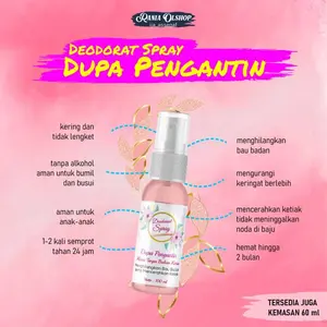 Deo spray aroma Dupa Pengantin / DEODORANT DUPA / DEO DUPA Wangi