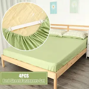 Pengait SepreI Sheet Grippers Sprai Kasur Set Selimut Bed Penjepit Anti Geser Lepas Tali Strap Pengikat Ujung Sudut