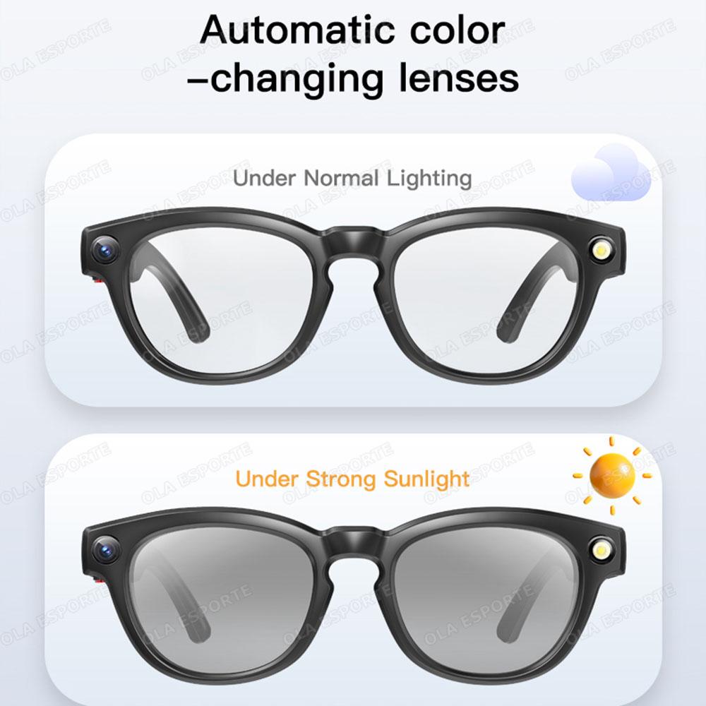 New AI Smart Glasses 4K HD Camera 32GB Memory BT Call Voice Assistant Translate Touch Control Music Player sunglasses Men Women - Image 5