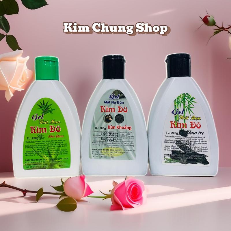 Gel lột mụn cám, mụn đầu đen KIM ĐÔ Nha đam, Bùn khoáng, Than hoạt tính