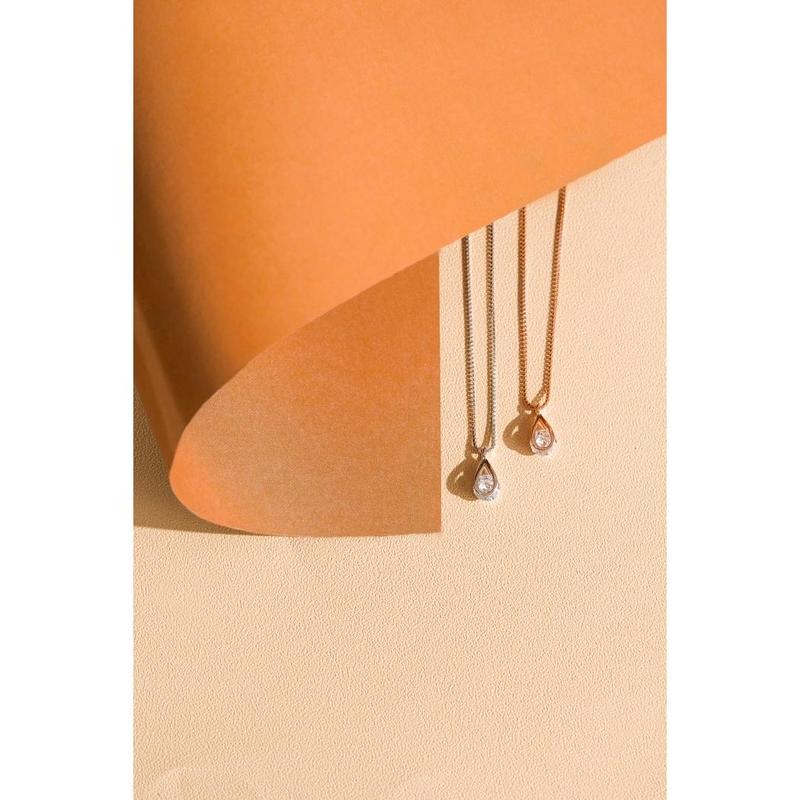 Dear Me - Jolene Necklace (925 Sterling Silver with 14K Gold Plating) Kalung Wanita 4