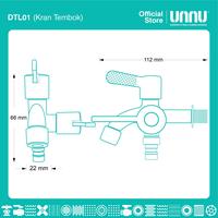 Gambar UNNU Kran Cabang - DTL01 1/2" dari UNNU.official Kab. Gresik 2 Tokopedia