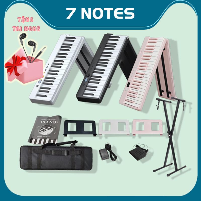 Tặng Tai Nghe Đàn Piano Gấp 88 Phím Cảm Ứng Lực Bora BX-20 Kết Nối Bluetooth Phím Bấm Nặng điện