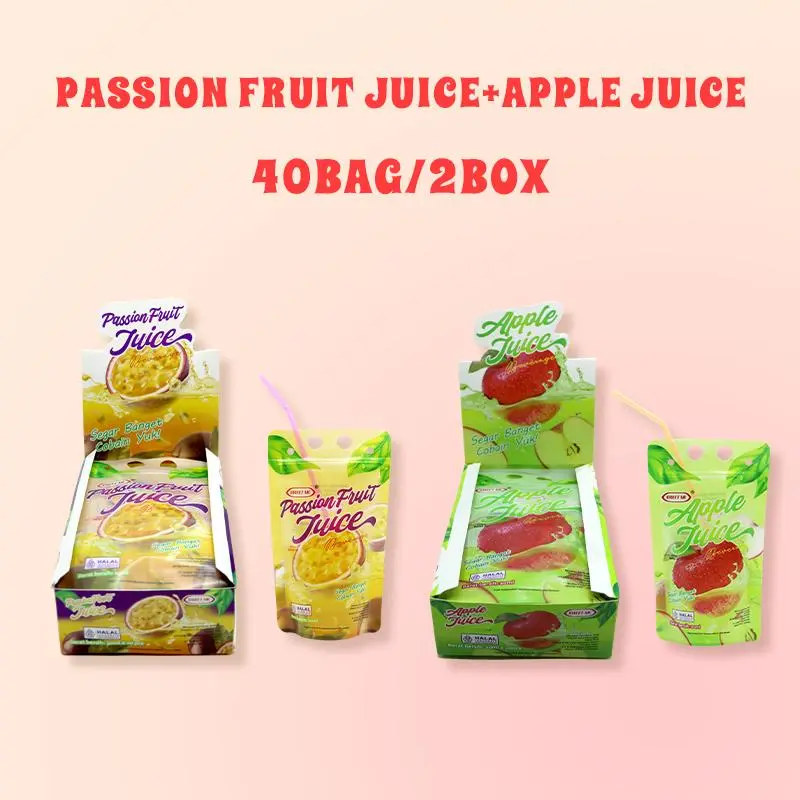 SWEET PASSION FRUIT JUICE 1BOX+APPLE JUICE 1BOX