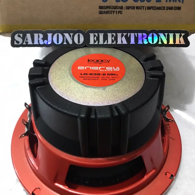 speaker subwoofer 6 inch legacy energy LG-638-2-MK1 double coil 1