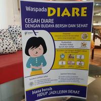 Gambar Poster Waspada Diare, Poster Edukasi Diare, Poster Kesehatan, Tuntaskan Diare - Not Specified dari Sahabat Sejasa Kab. Sleman 2 Tokopedia