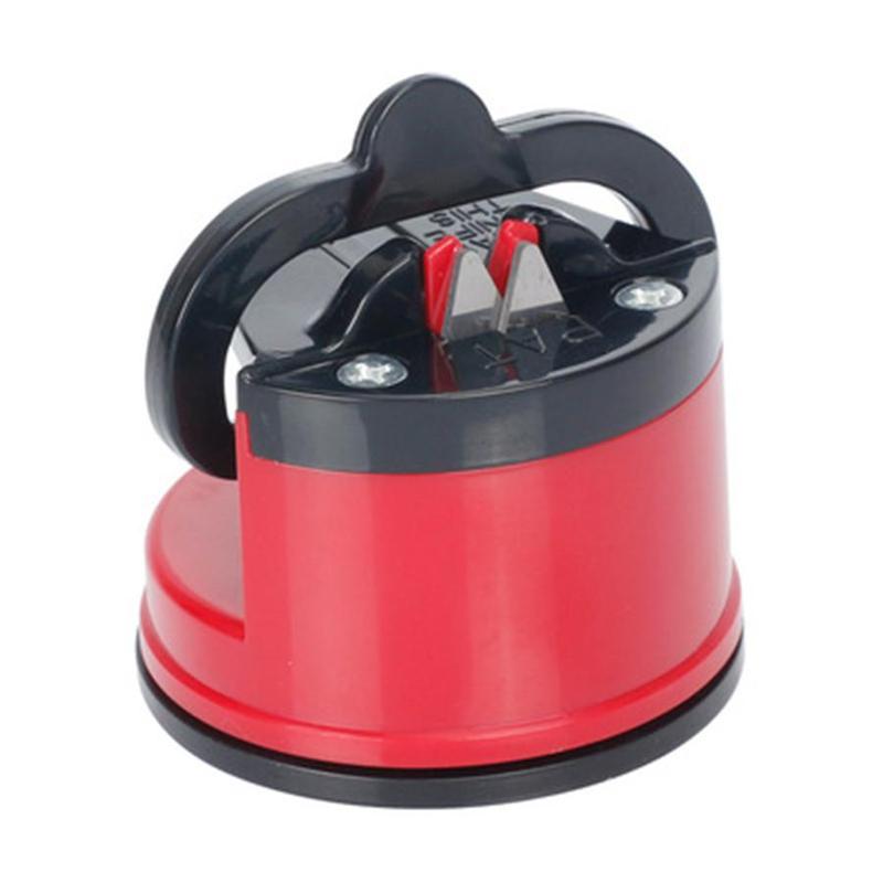 Household Mini Knife Sharpener With Suction Base, 1 Count Double Sided Manual Knife Sharpener For Kitchencfy 7
