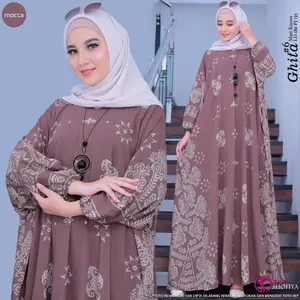 GROSIR KAFTAN RIYANA I KAFTAN SUPER JUMBOLD 140cm I DASTER LOWO TERMURAH Gamis Wanita Rayon
