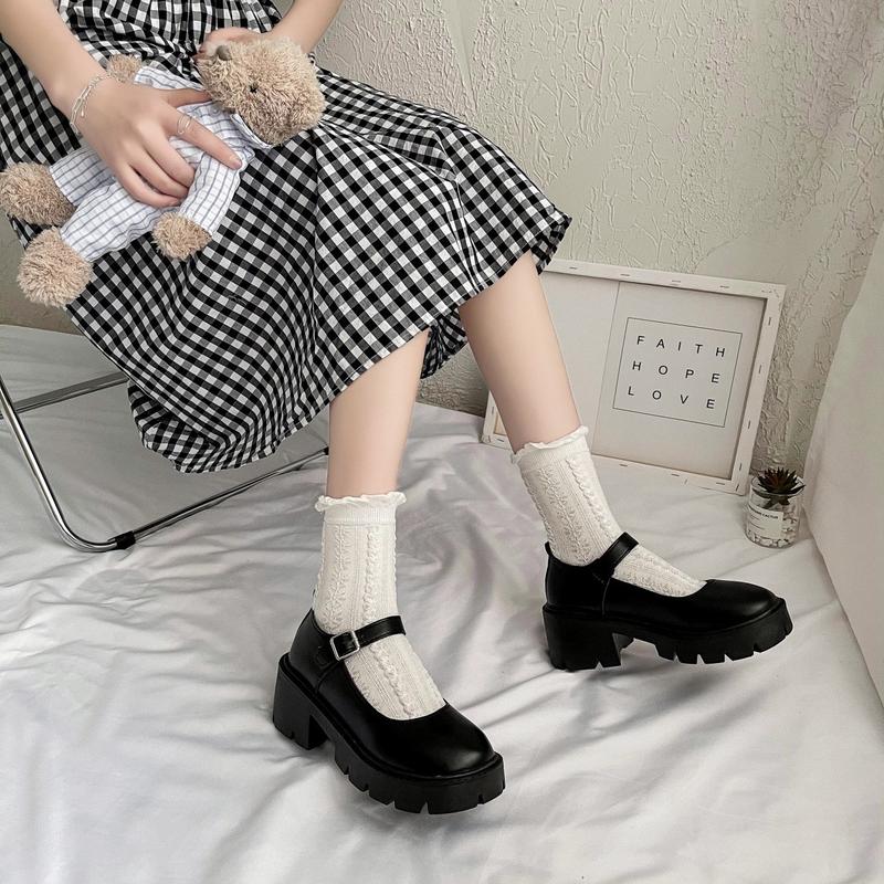  Giày lolita nữ mới đế cao 5cm siêu xinh 