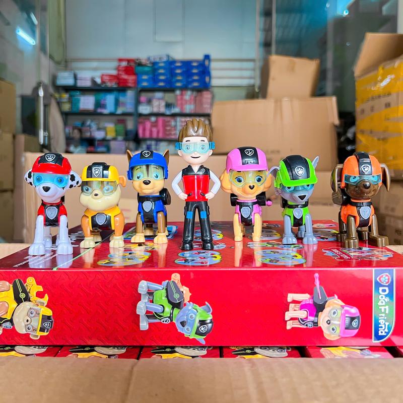 BỘ 7 nhân vật chú chó cứu hộ PAW PATROL , đồ chơi chú chó cứu hộ , mô hình paw patrol cho bé