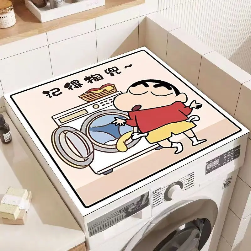 Bút Chì Màu Đất Diatom, Bìa Máy Giặt Shin-chan, Thấm Hút, Bìa Thảm Bồn Rửa Thông Dụng Thảm Chống Ẩm Tủ Lạnh, Thảm Chống Nắng, Thích Hợp Cho Năm 2025, Số Lượng Người: 1216 0