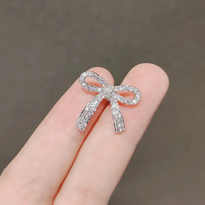 Ghim Cài Khóa Trâm Cài Thắt Nơ, Thiết Kế Thanh Lịch, Dành Cho Phụ Nữ Và Trẻ Em Gái, Ghim Cài Khóa Nơ, Kẹp Áo Cardigan, Phụ Kiện Trâm Cài 3