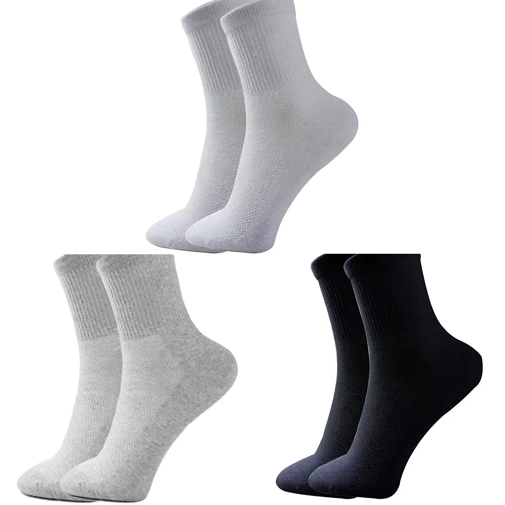 Tất Mùa Hè Lưới Cotton Mềm Cho Nam, 1 Đôi, Pha Trộn, Thể Thao, Thể Thao, Phòng Tập Thể Dục, Thường Ngày