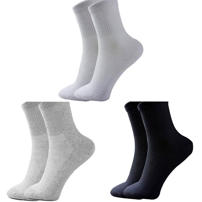 Tất Mùa Hè Lưới Cotton Mềm Cho Nam, 1 Đôi, Pha Trộn, Thể Thao, Thể Thao, Phòng Tập Thể Dục, Thường Ngày 0