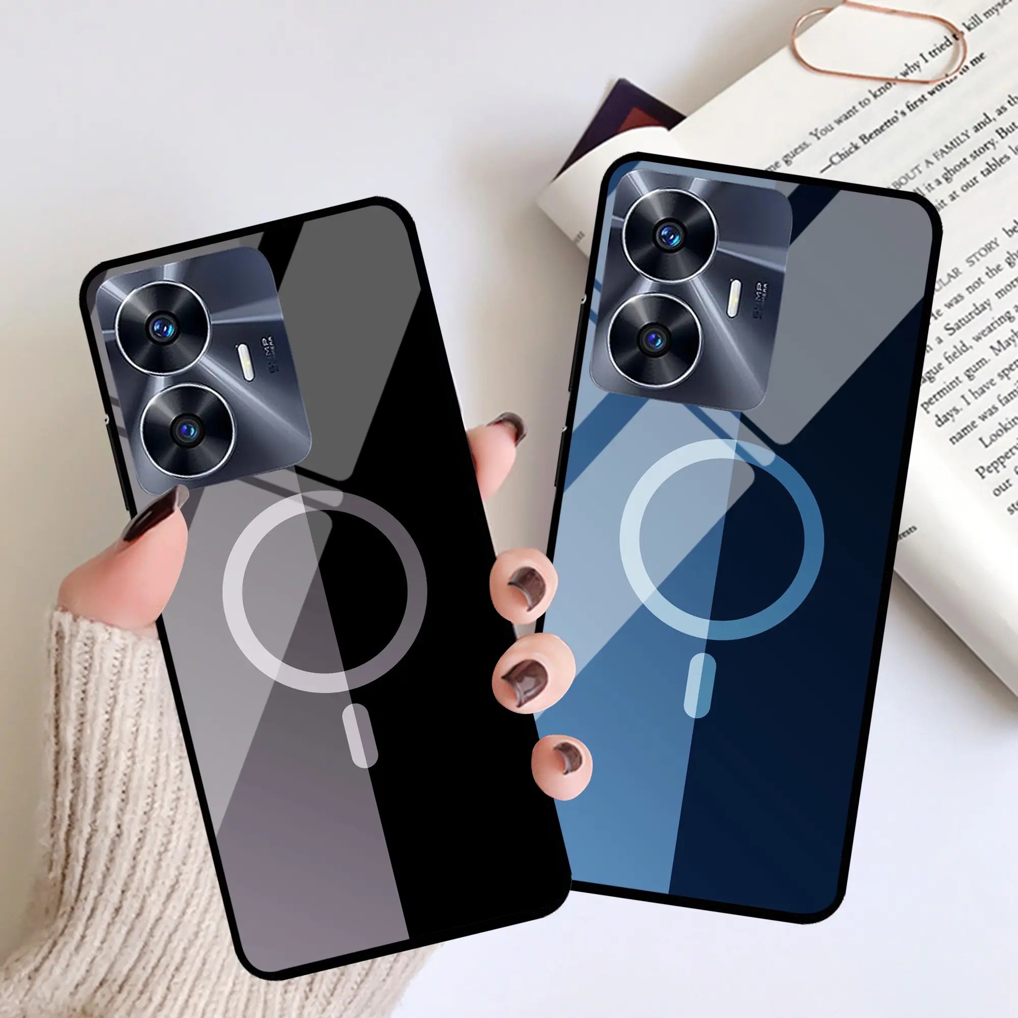 Softcase Glass [K30] Casing Case Acrylic A57 2022 A77S A58 A78 A17 A16 RENO 10 5G A38 C53 C51