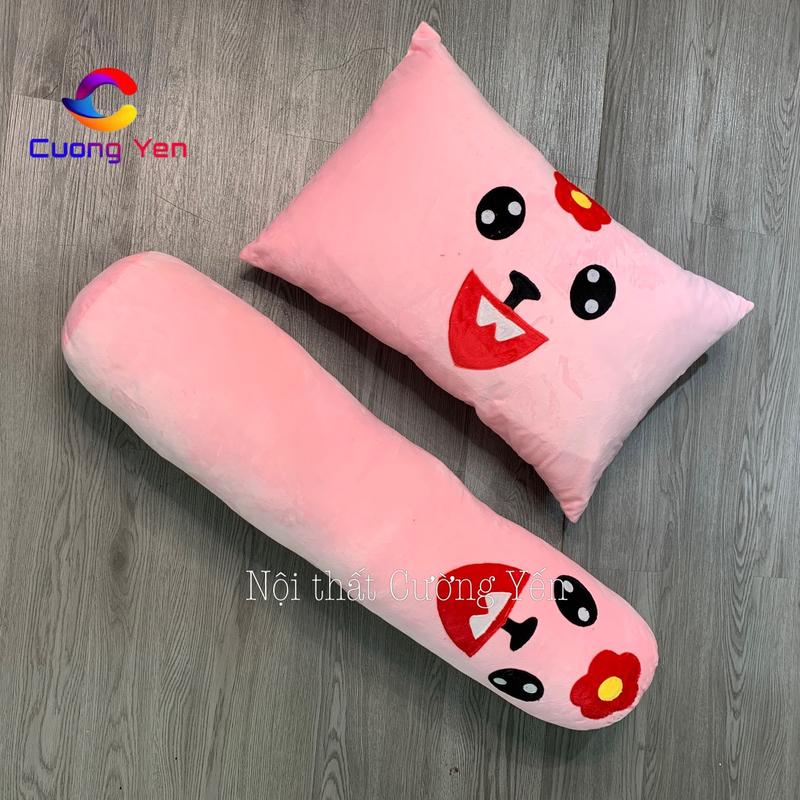 Nệm thú bông, giường hình thú ngộ nghĩnh cho bé size 1.1x1.6m ( combo 1 nệm 2 gối) 7