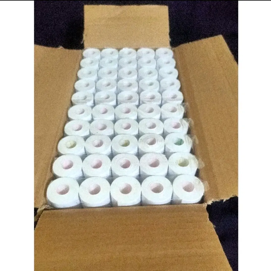 20 pcs Kertas Thermal Label Stiker 58x30mm Sintetis Hemat dan Berkualitas