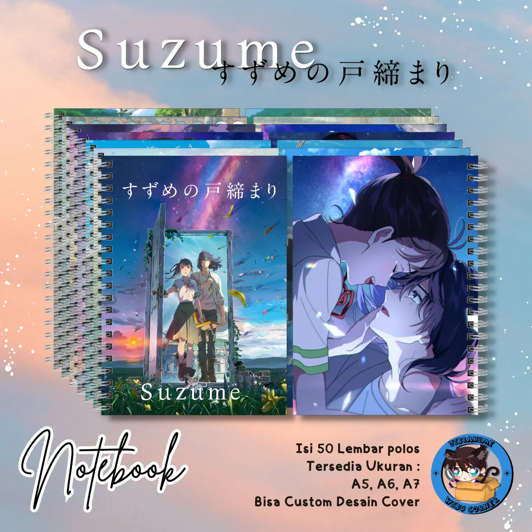 note book suzume no tojimari / notebook suzume / buku catatan suzume no ...