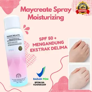 produk terlaris dan original BN HALAL MAYCREATE Sunscreen Protection Spray Pemutih Badan / Whitening & Moisturizing Body Cream Instant. LIFUSHA WHITENING SPRAY PEMUTIH BADAN WAJAH