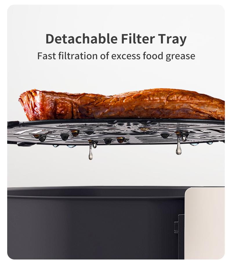 Product Introduction of [LIVE] Simplus Air Fryer 4L Electric Fryer Oil Free Non Stick Pan Stylish KQZG007 12