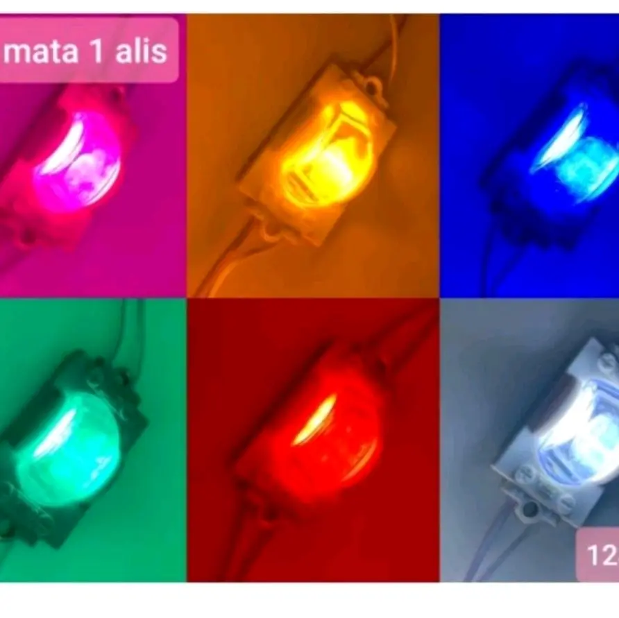 LED CRISTAL MATA 1 NYALA ALIS SUPER TERANG