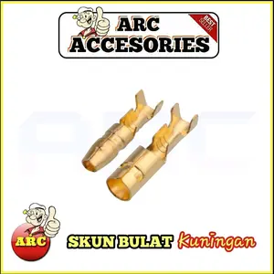 Skun Kabel Bulat Cewek Cowok 100pcs Kabel