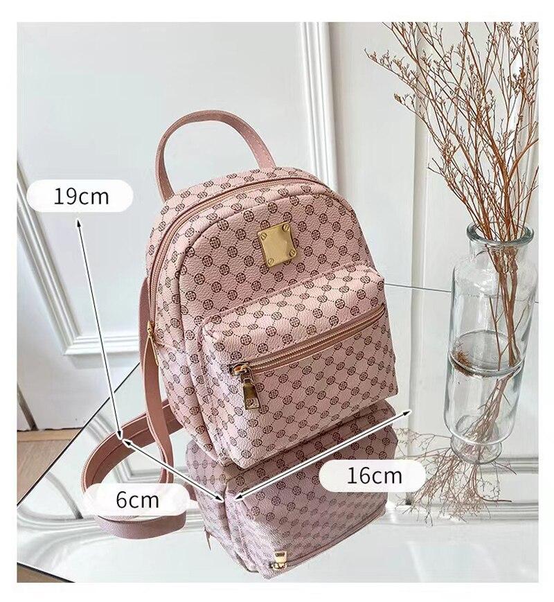 Product Introduction of Classic Women Backpack Fashion School Bags Female Daily Shopping Girl Backpacks Schoolbags 19