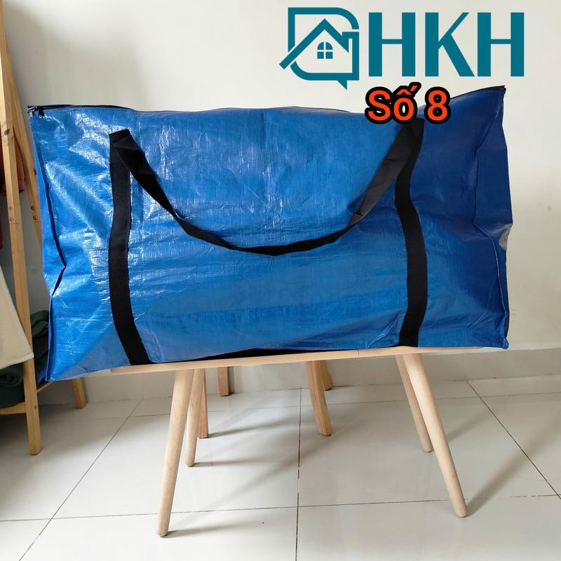 Product Introduction of Túi đựng quần áo, giỏ đựng đồ nhiều kích thước - Bạt nhựa Xanh Cam 10