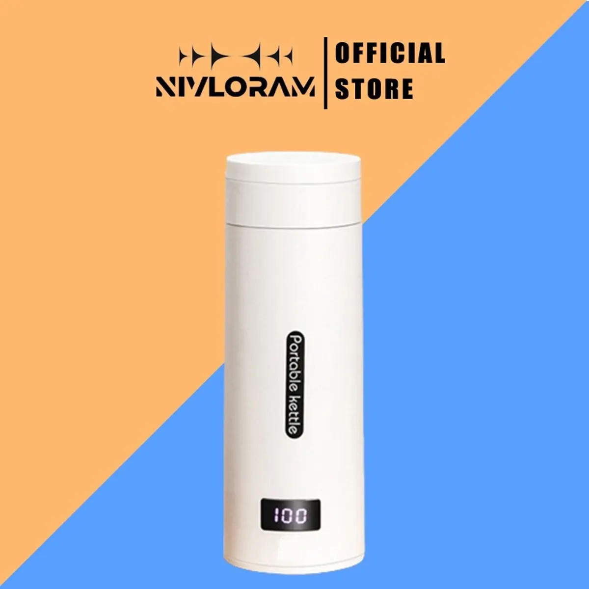Bình Giữ Nhiệt Đa Năng 2 trong 1 Ấm Siêu Tốc Mini  Dung Tích 500ml Đun Sôi Nhanh Chóng Nhiệt độ hiển thị kỹ thuật số
