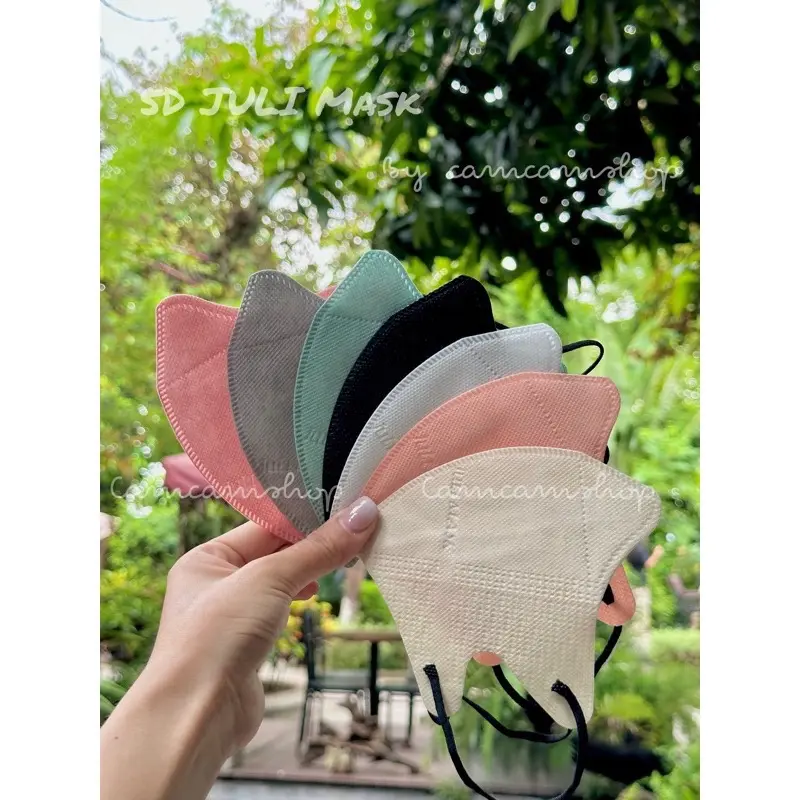 [ Thùng 200 chiếc ] Khẩu trang Juli Mask 5D 7 màu, 3 lớp, 99% bảo vệ, Việt Nam Phụ Kiện Voi 2