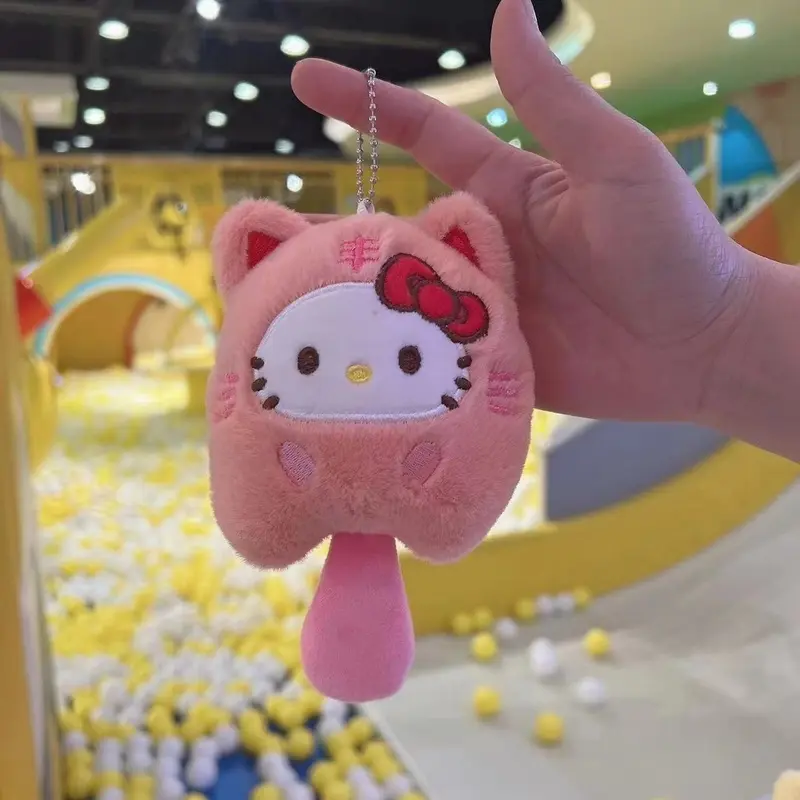 Sanrio Cat Series Plush Dolls / Gantungan Kunci Boneka Sanrio / Liontin Mainan Untuk Anak 6