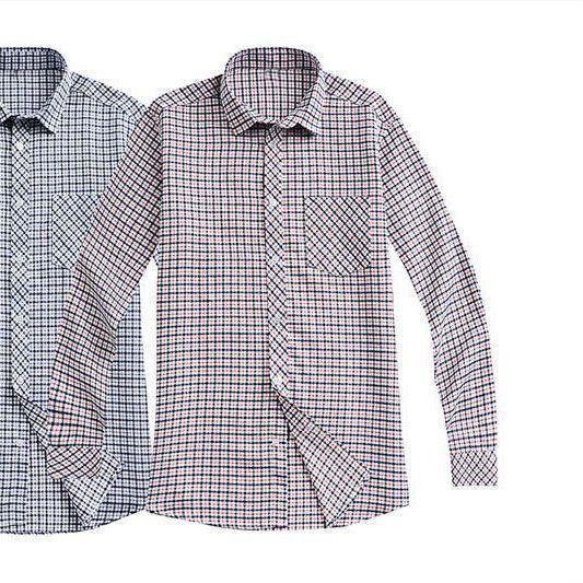 Product Introduction of Áo Sơ Mi Dài Tay Bông Kẻ Sọc, Dành Cho Nam Giới Trung Niên, Phong Cách Công Sở Thường Ngày Chống Nhăn, Chống Bắn Gốc, Thích Hợp Cho Bố, Mặc Dài Tay 27